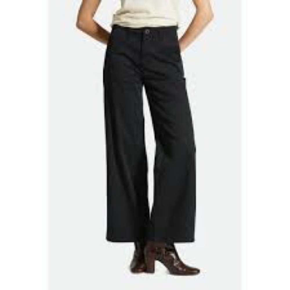 Brixton Victory Wide Leg Pant in Black 25